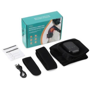 Electric Shoulder Heating Pad with 3 Vibration Modes,